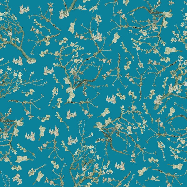 Van Gogh Almond Blossoms Azure 1