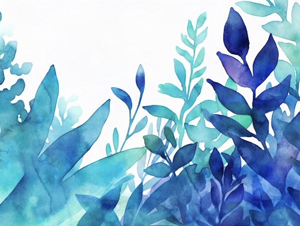 Turquoise Blue Foliage