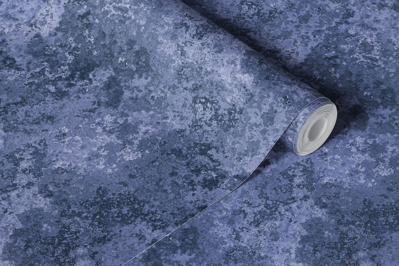 Subtle Moss Texture Navy Blue wallpaper roll