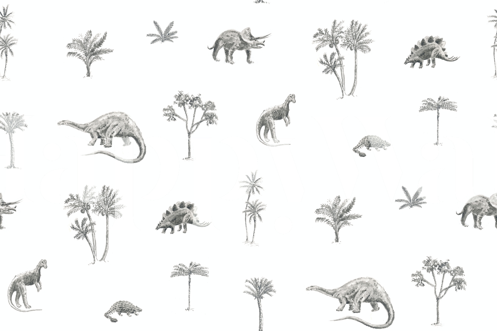 Buy Dinosauria Wallpaper at Happywall.com - Unique and High-Quality