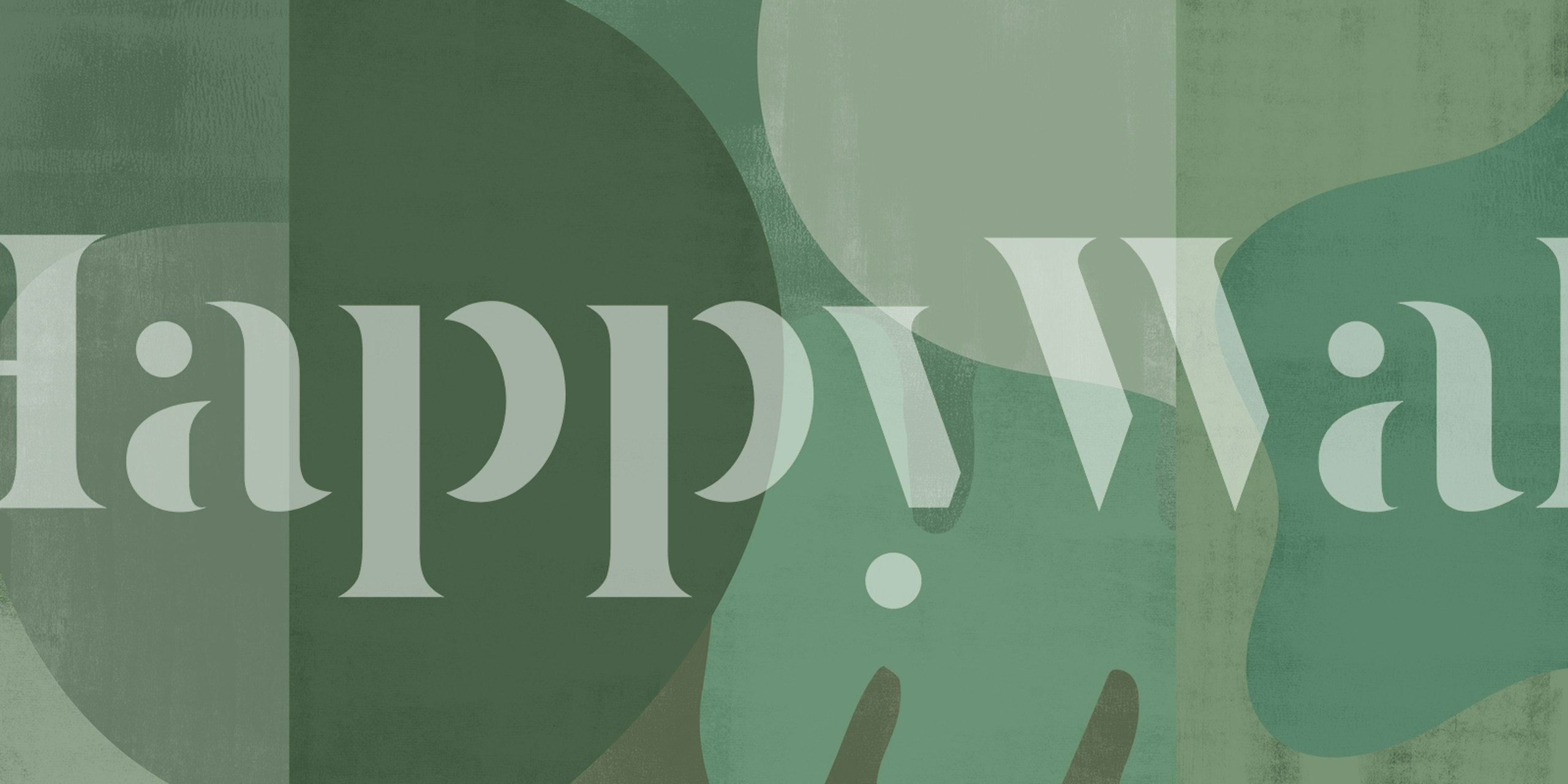 Papel pintado Abstract Forest Geometric en una habitación