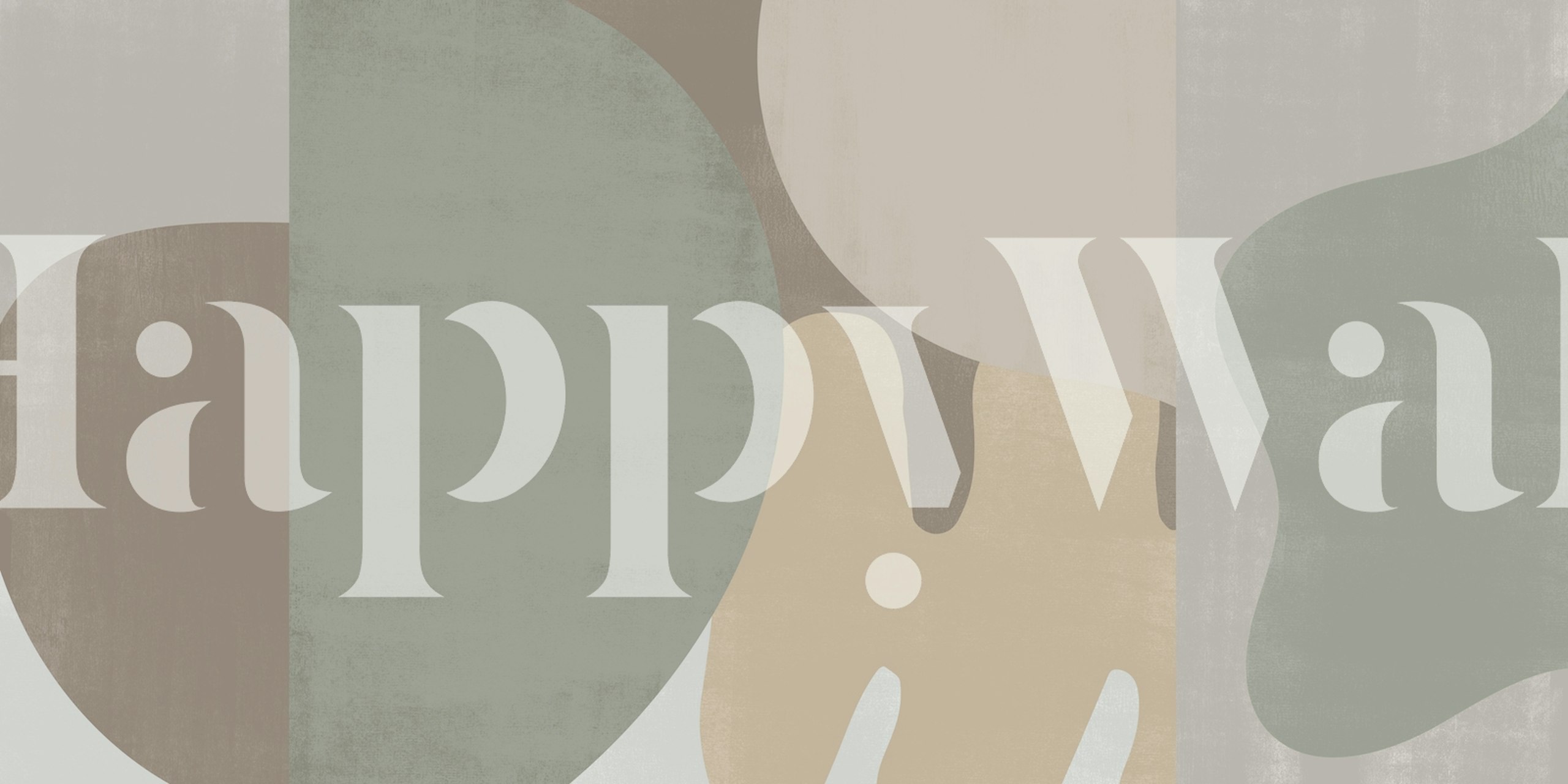 Tapeta Abstract Sand wyeksponowana w pokoju