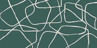 Abstract Shapes Green and Beige tapete