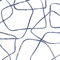 Abstract Shapes Line Blue tapete