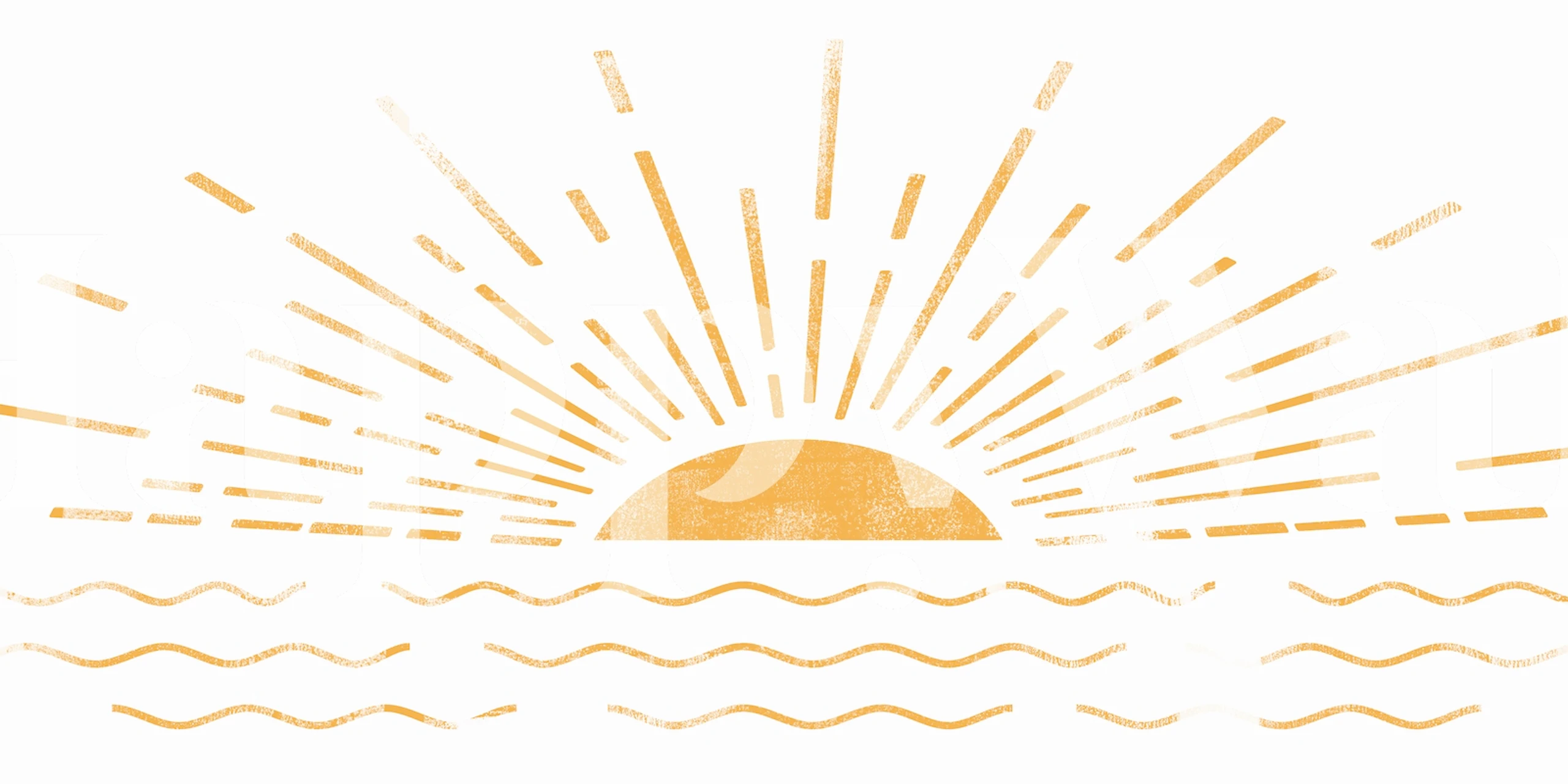 Summer Sunset Yellow papier peint dans une pièce