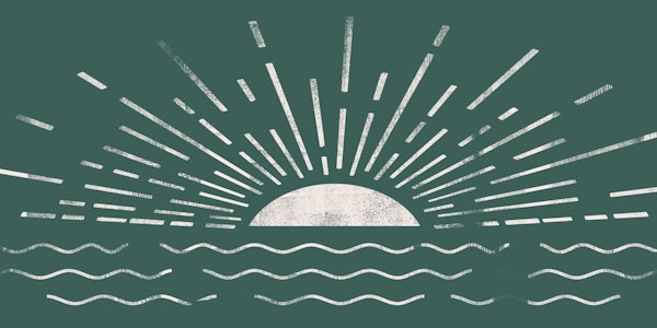 Summer Sunset Green Vintage