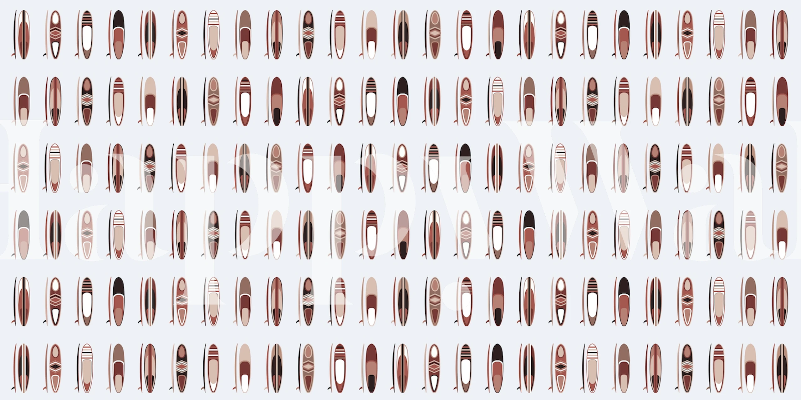 Design de Summer Surf Sand dans une pièce