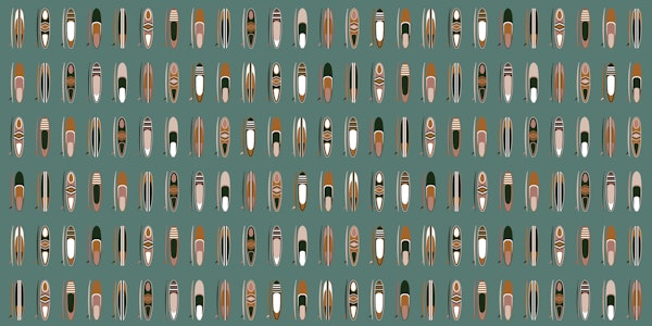 Summer Surf Green Vintage