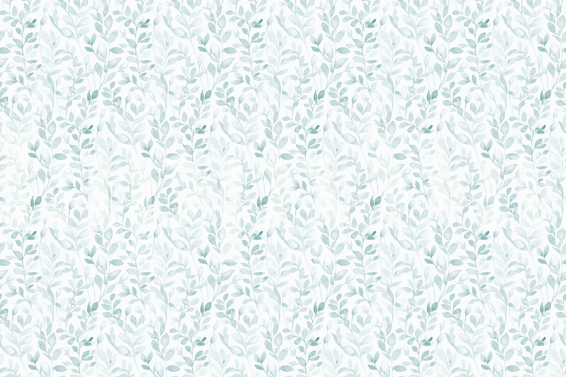 Midsummer Leaves wallpaper in a room