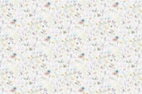 Spring floral meadow wallpaper