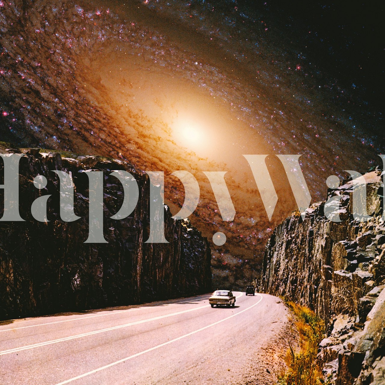 Galaxy Highway tapet i et rum