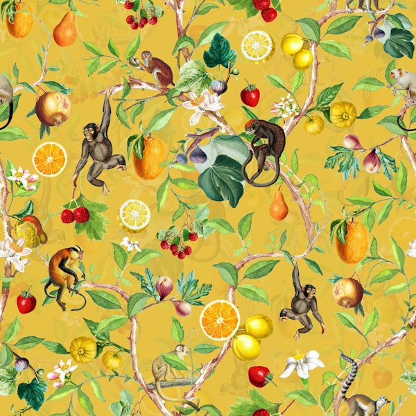 Monkeys Chinoiserie Jungle 4