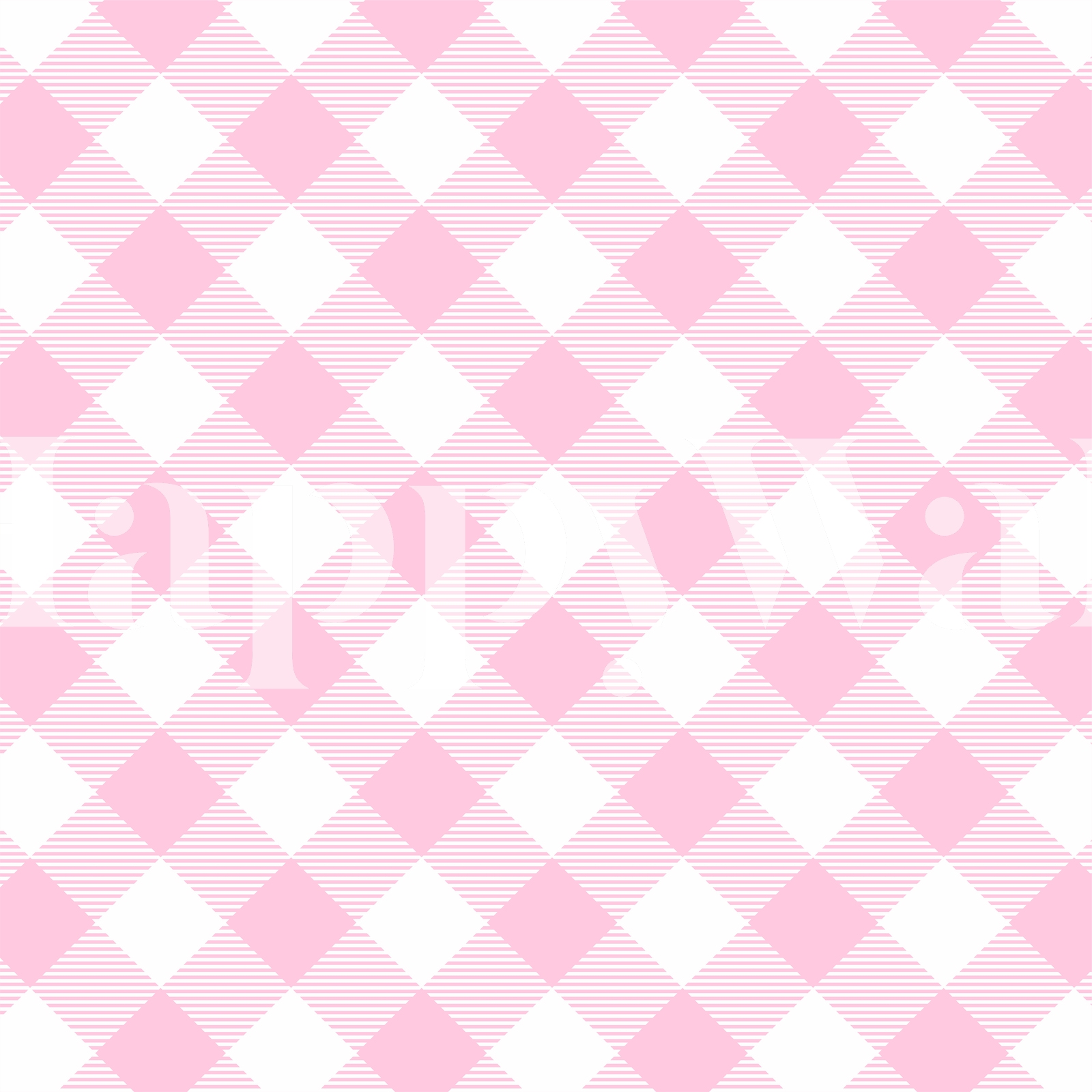 Baby Pink Gingham Pattern Wallpaper Buy Now at Happywall