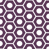 Dark blueberry hexagon pattern carta da parati