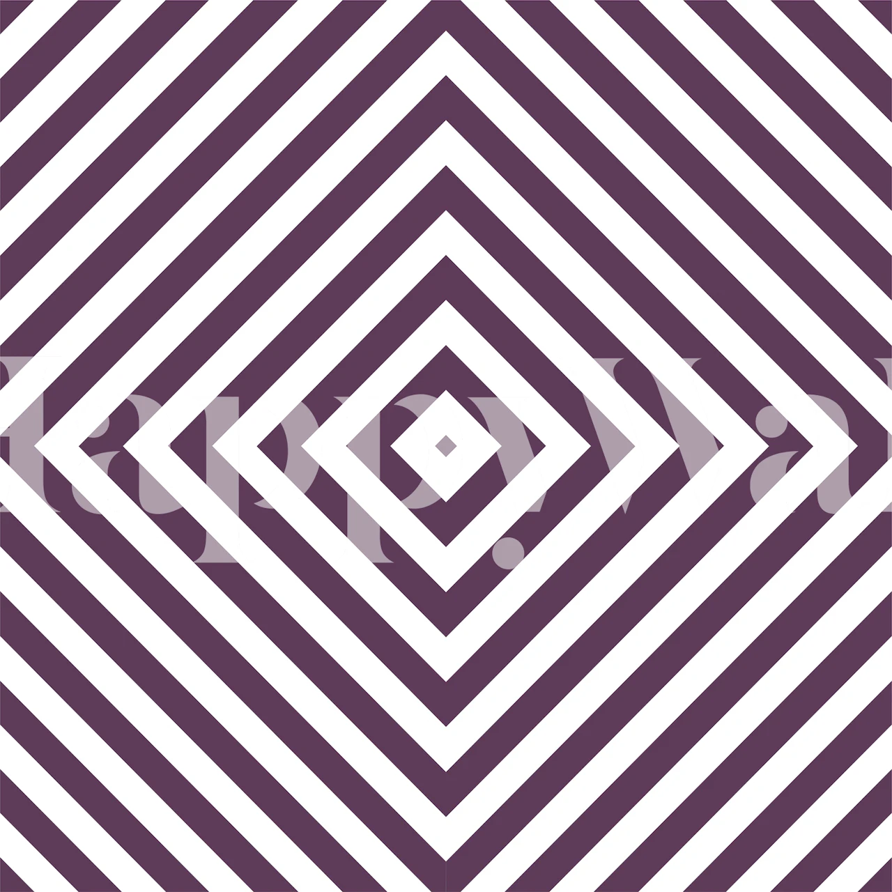 Purple et white motif géométrique wallpaper pattern