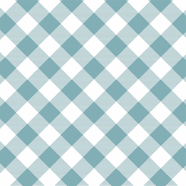 pastel teal blue gingham