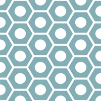 Mint green hexagon pattern carta da parati