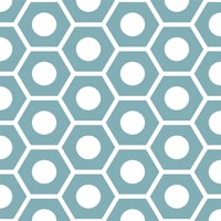 Mint green hexagon pattern tapetit