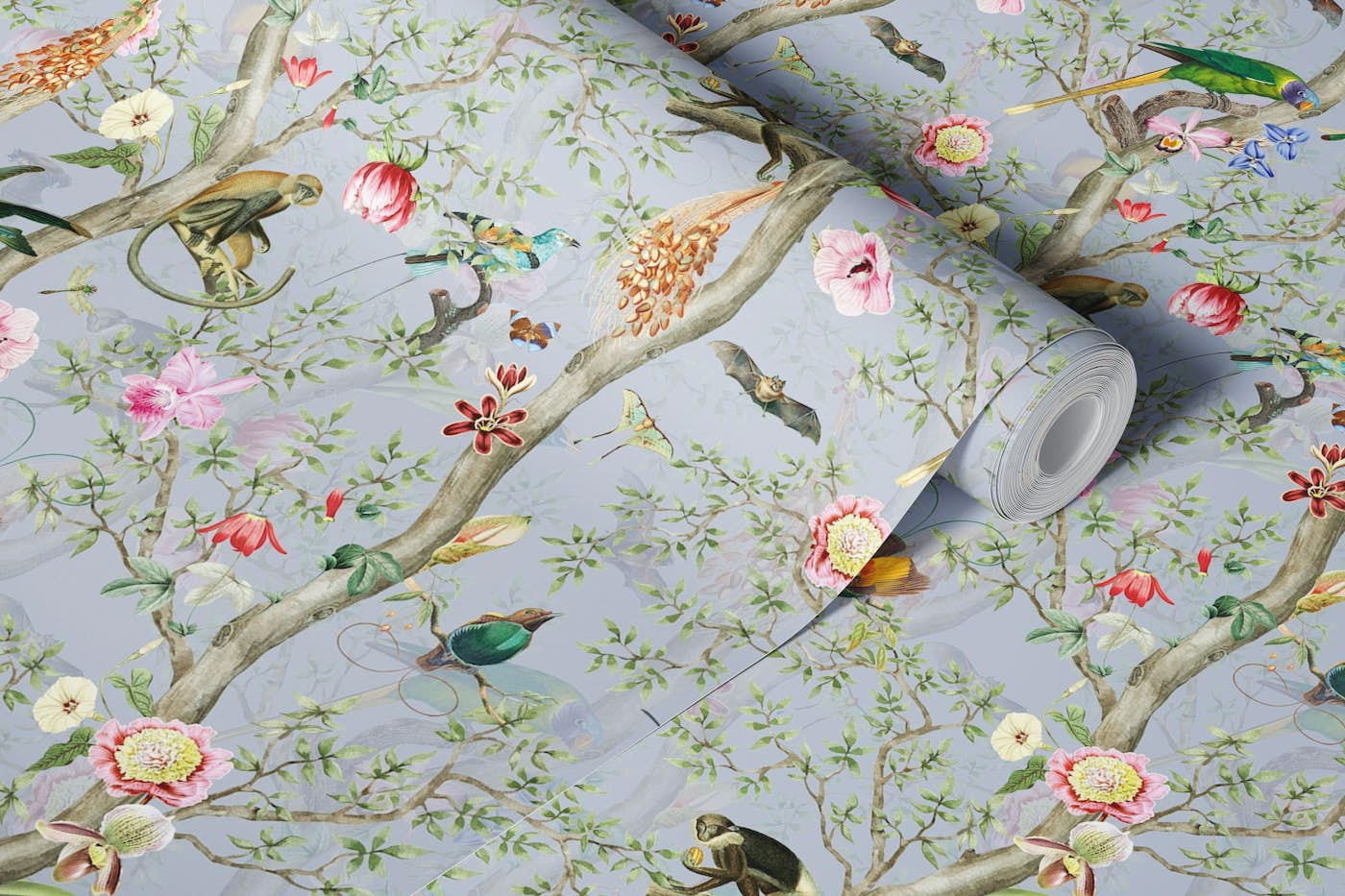 Antique Chinoiserie Garden 6 wallpaper roll