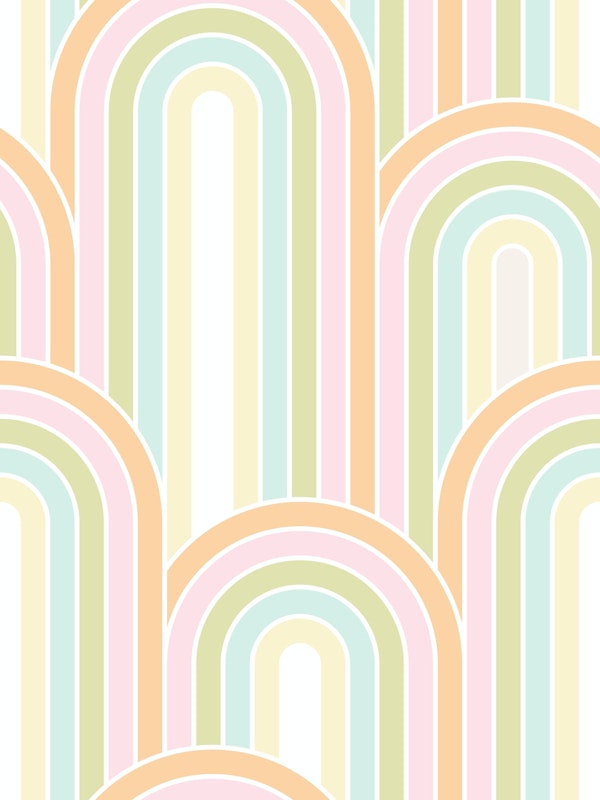 HAPPY RAINBOW BLOOM PATTERN