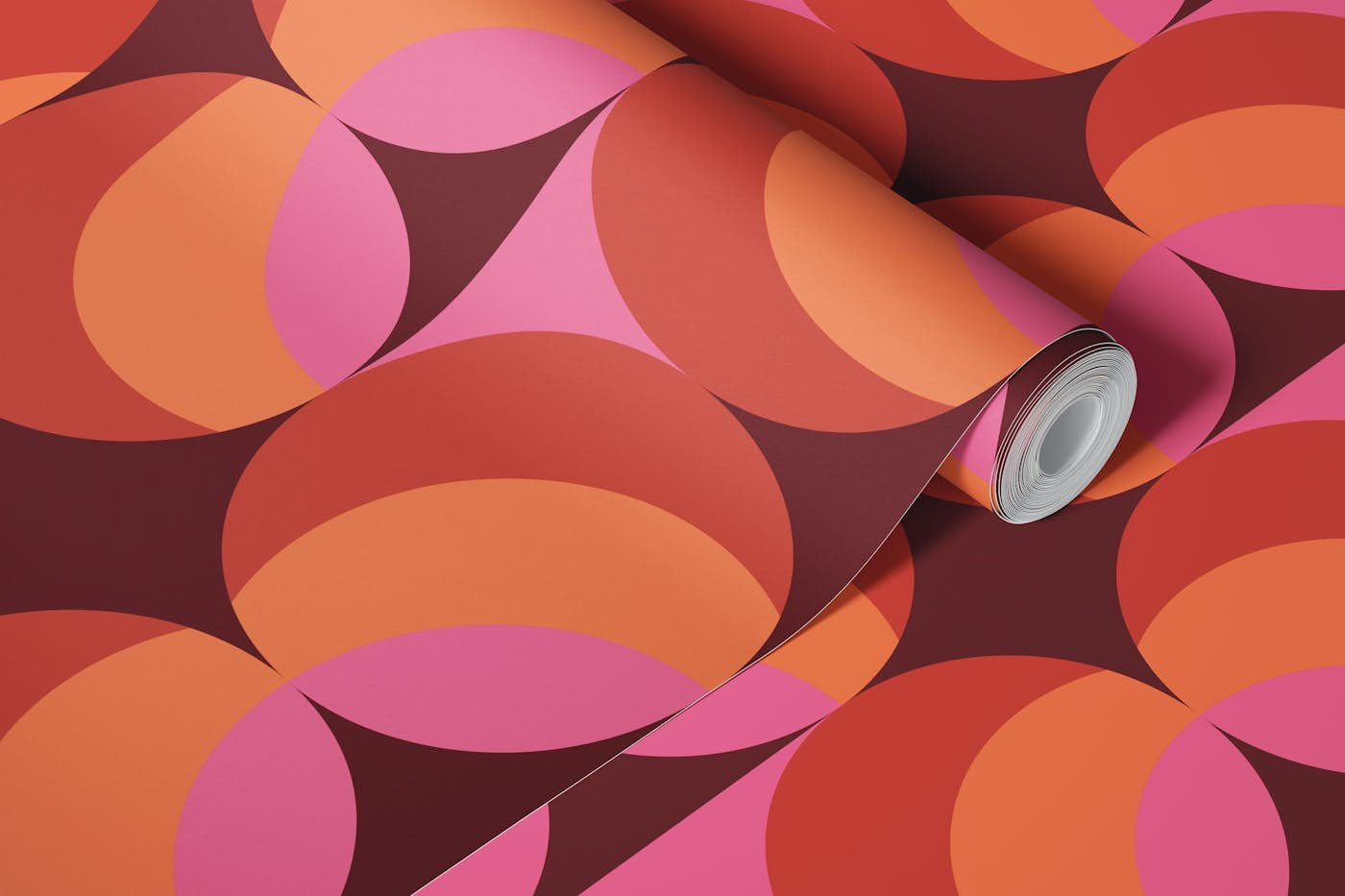 Retro Mid Century wallpaper roll