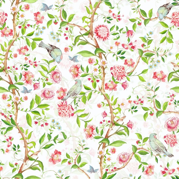 Pastel Chinoiserie Garden