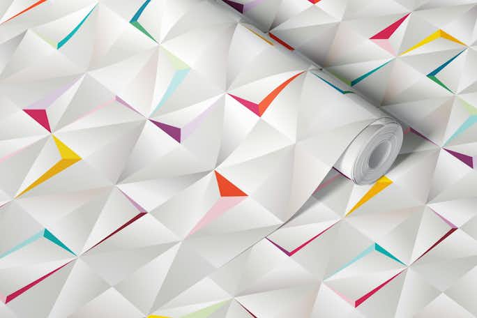 Pride geometric diamondswallpaper roll