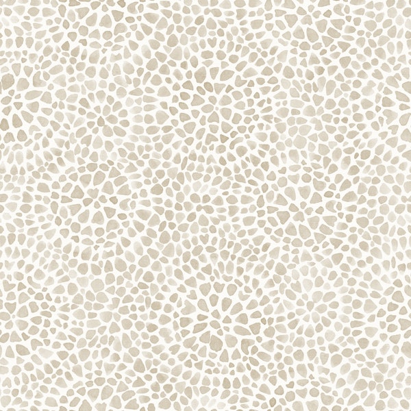 Watercolor dotted circles beige