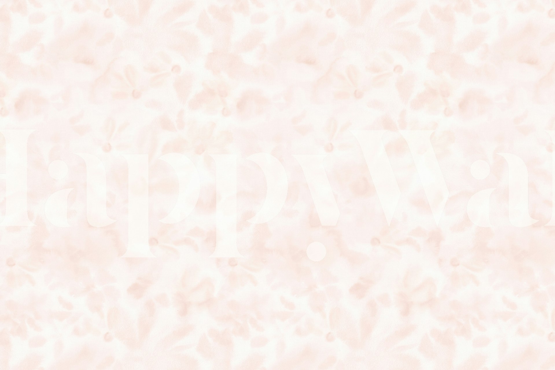 Dreamy floral light pink tapet i et rom