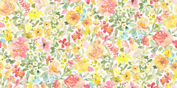 Optimism - vivid watercolor floral