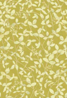 Ivy - watercolor leaves chartreuse green tapeta