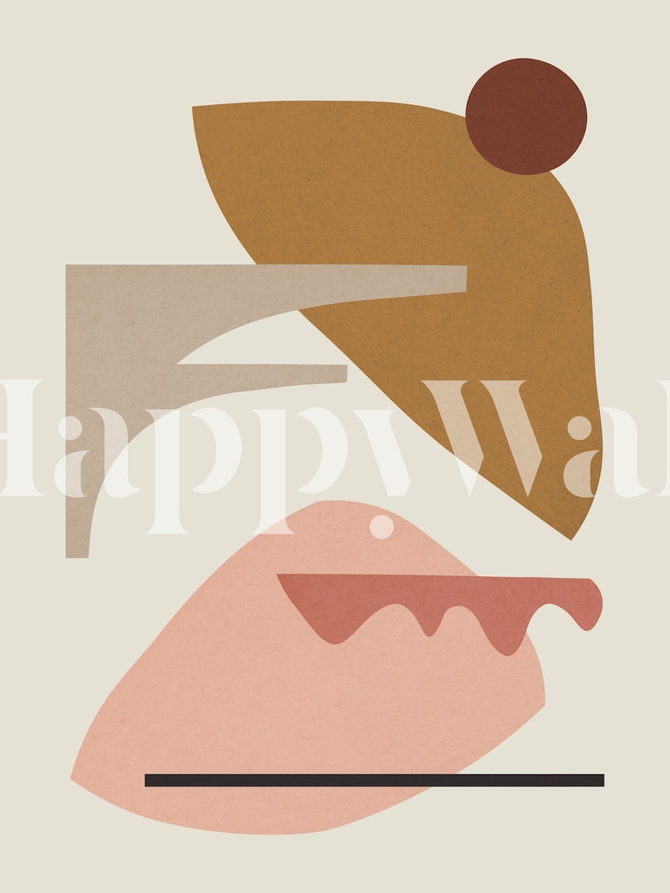 Abstract Harmony 1 tapeta v pokoji