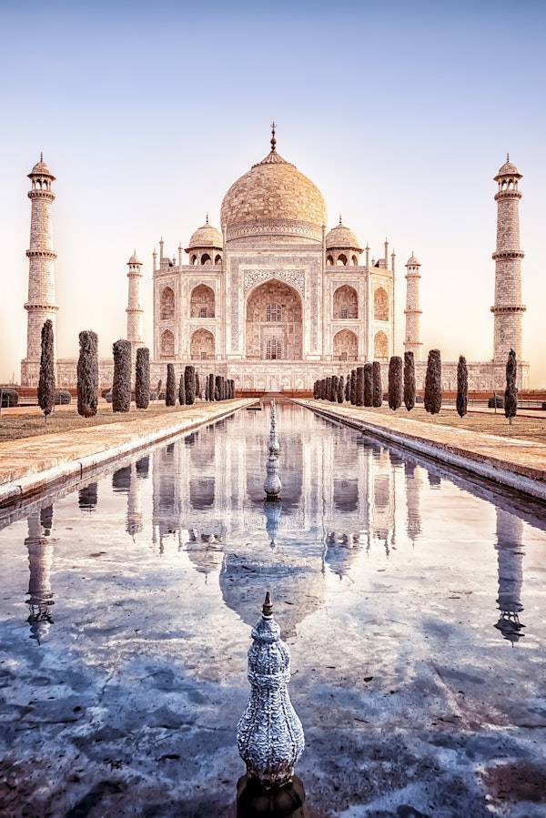 Taj Mahal In The Morning