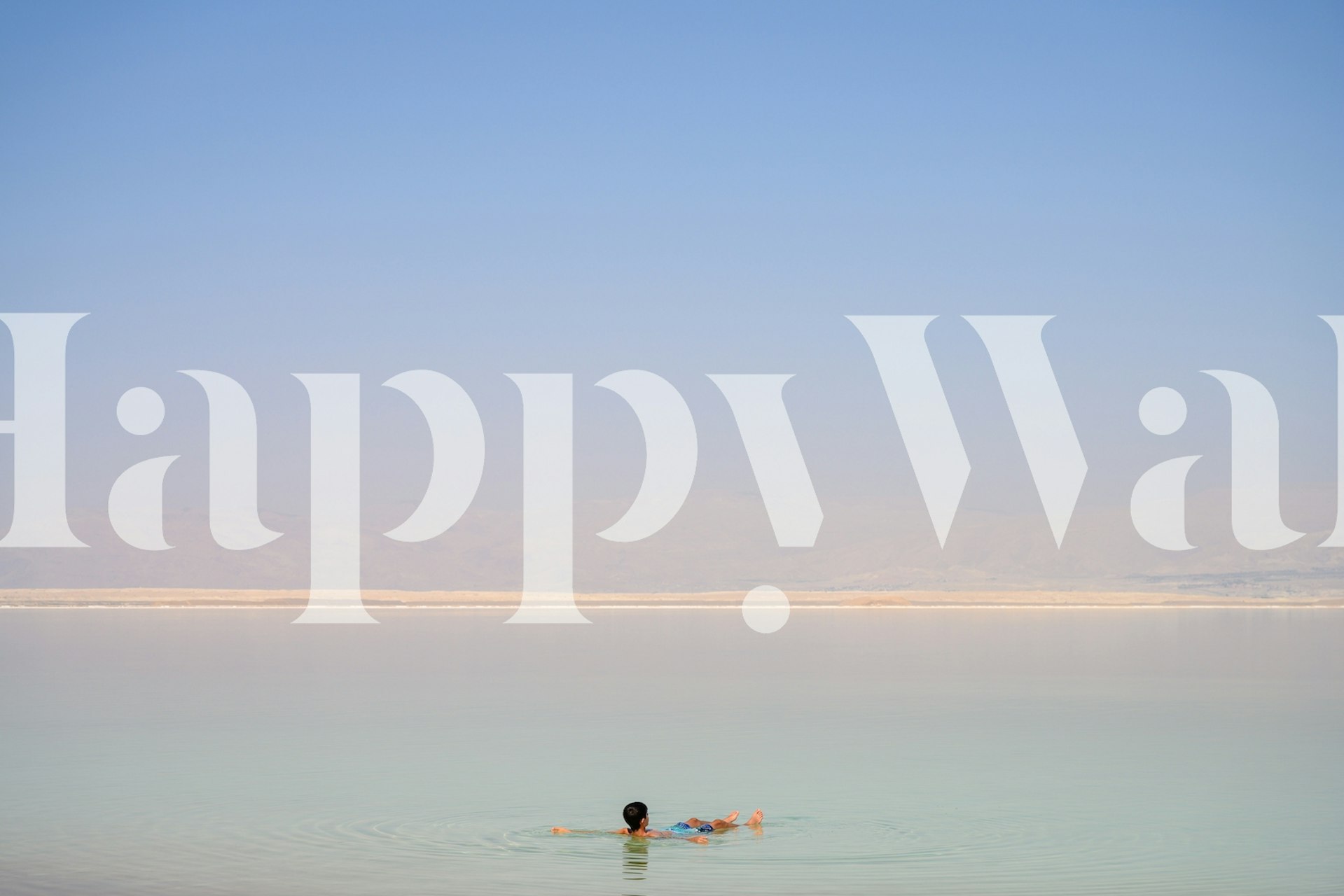 The Dead Sea wallpaper in a calming room