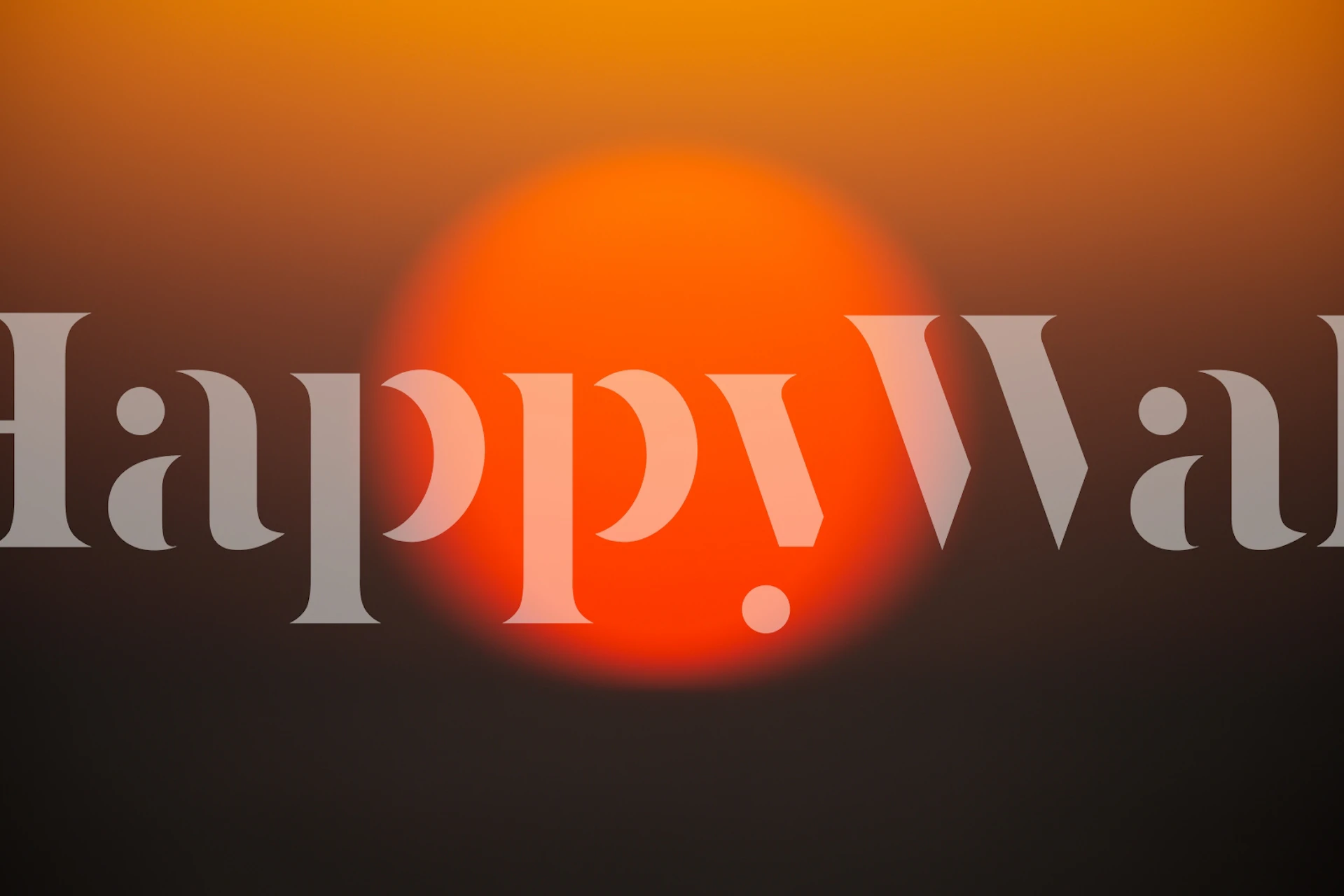 Tapetdesign med livlige solnedgangsfarver