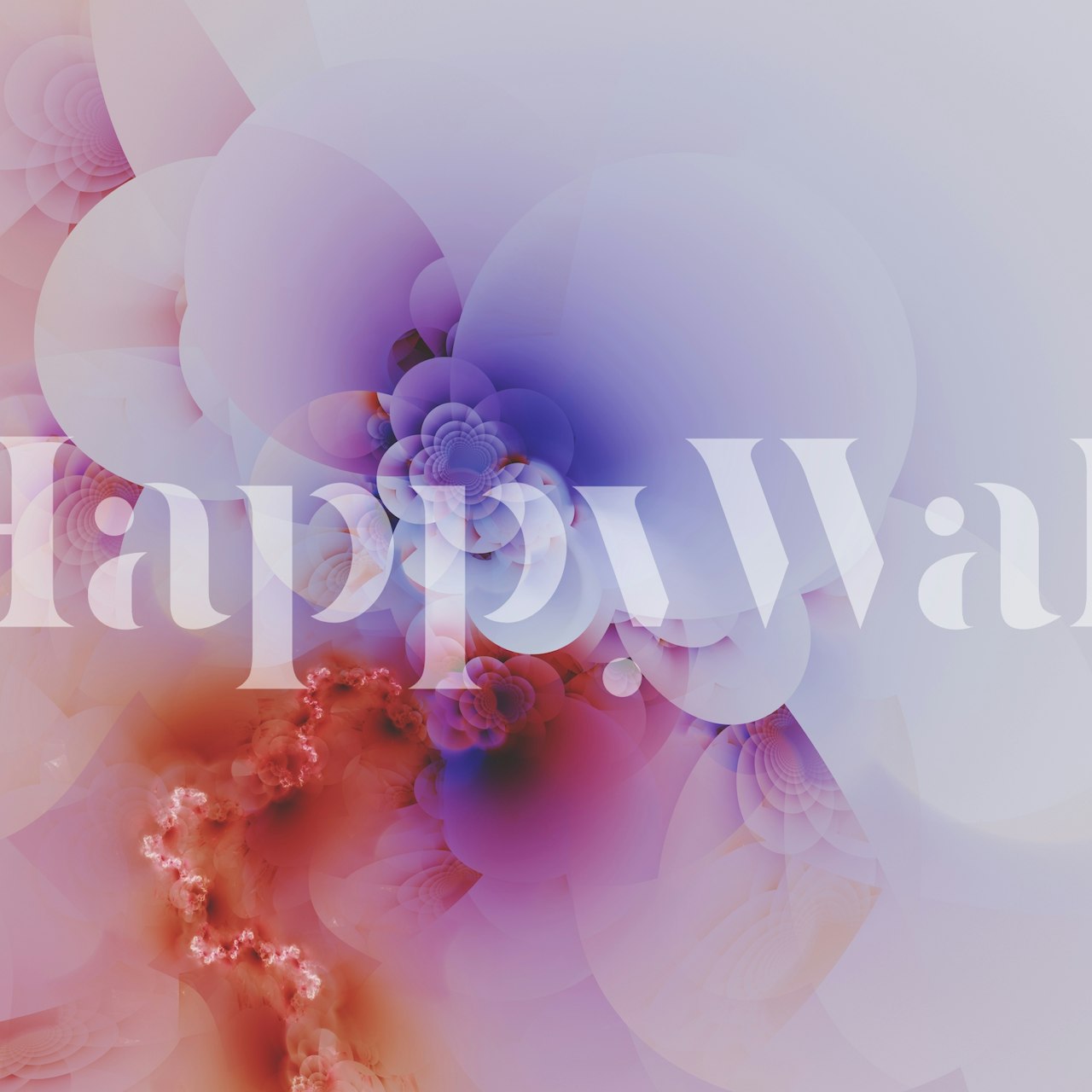 Smooth and delicate wallpaper displayed in a room