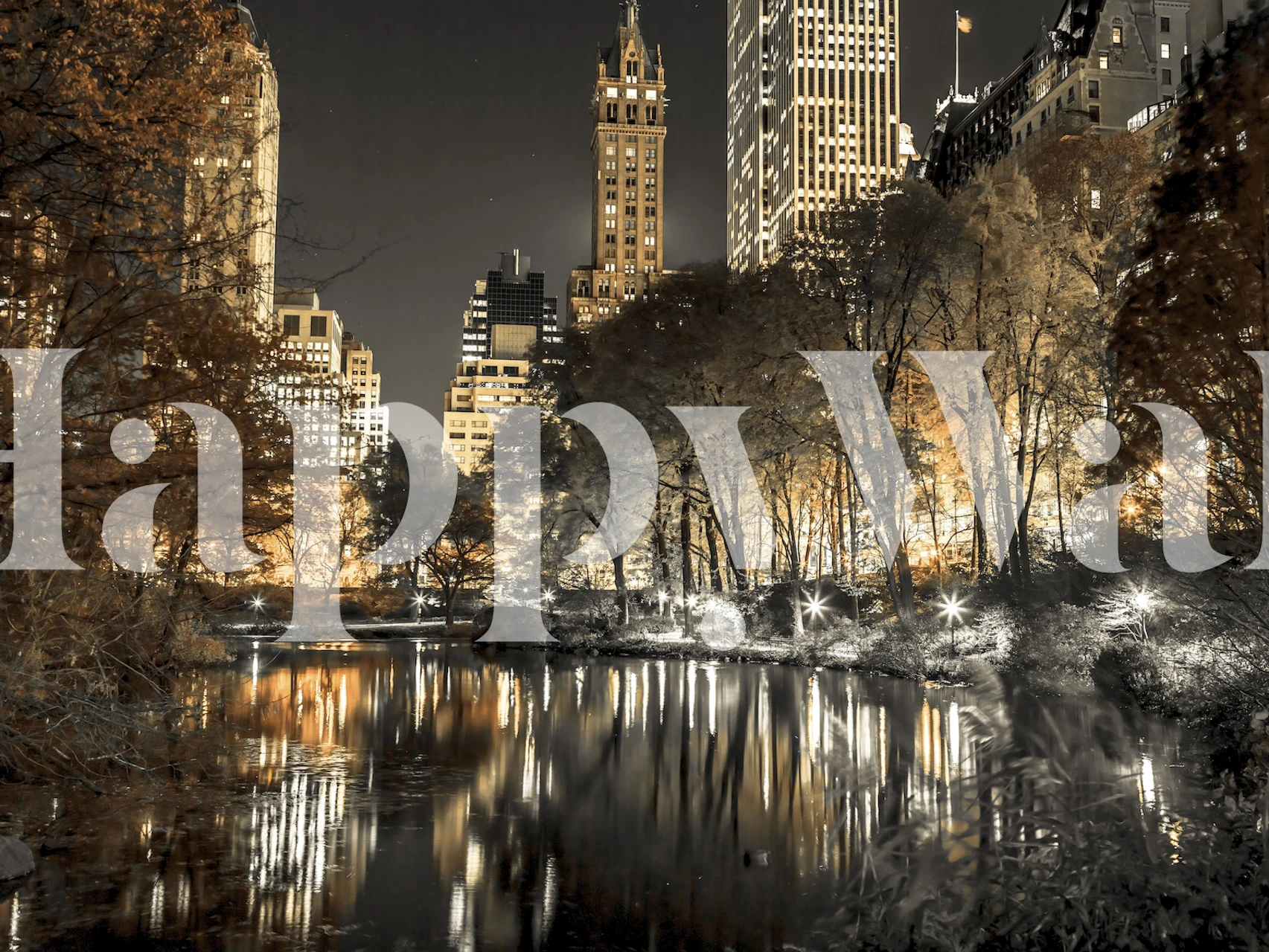 Návrh tapety Luminous Serenity v místnosti