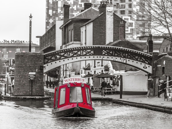 Red Canal Boat Serenity
