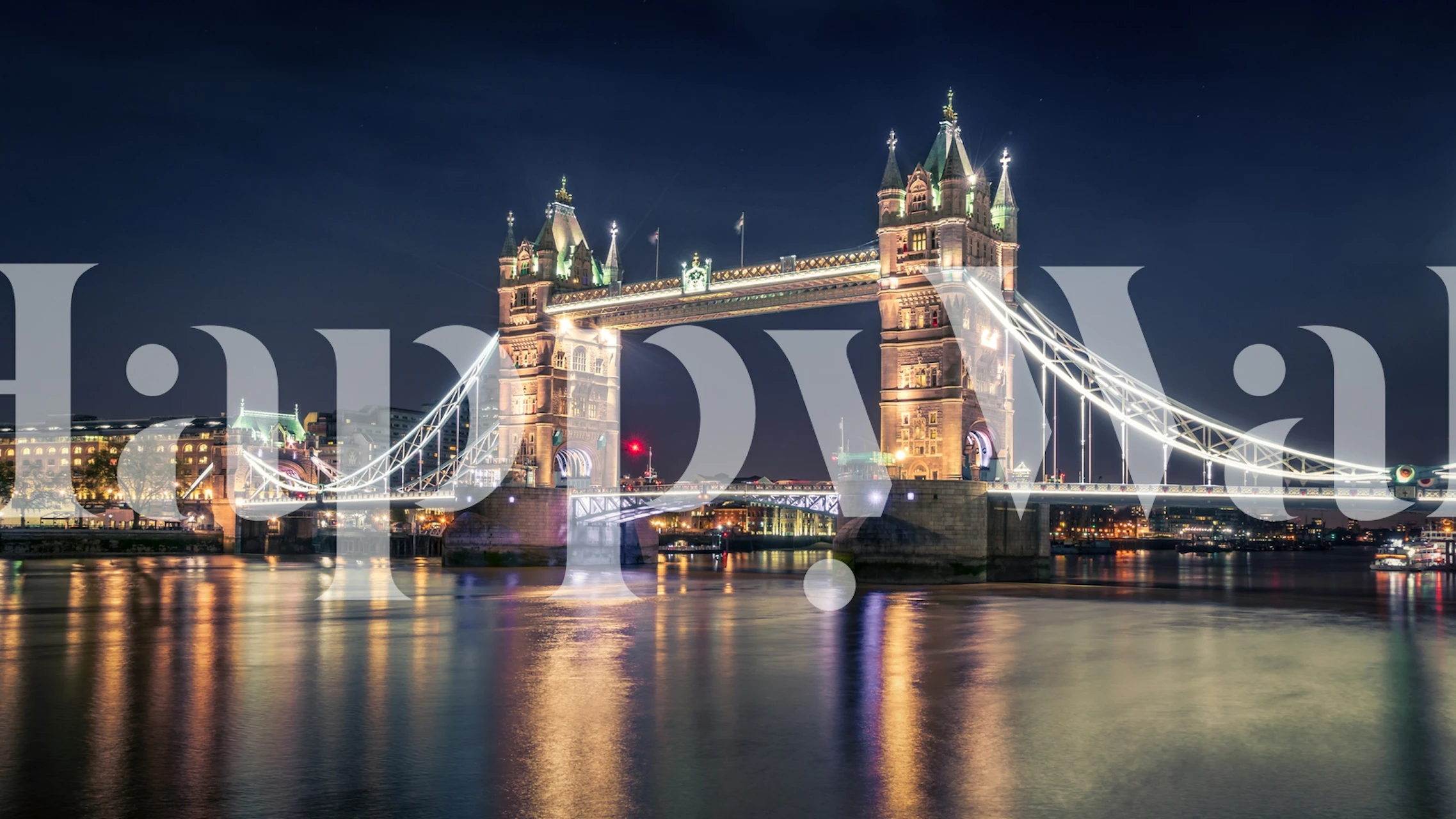 Night at The Tower Bridge tapeta u sobi