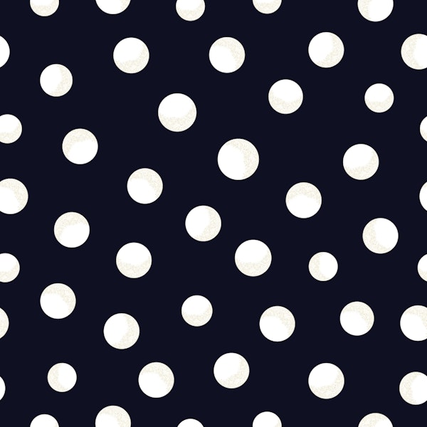 Shining golden and white dots navy