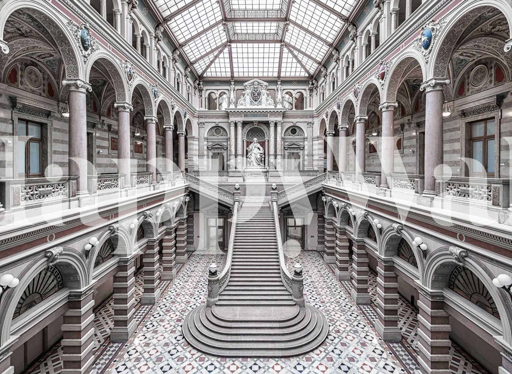 Justizpalast Vienna Tapete in Raumgestaltung