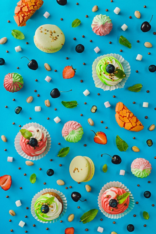 Sweet pattern: cupcake
