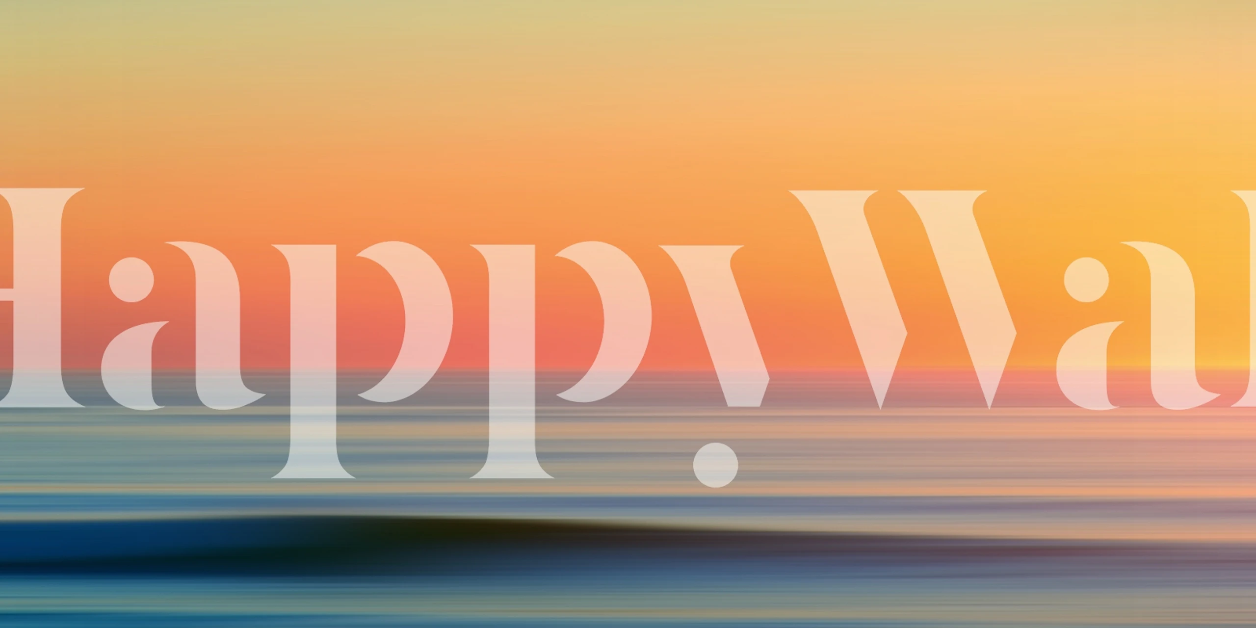 Abstract sunset gradient wallpaper in pink, orange, and blue