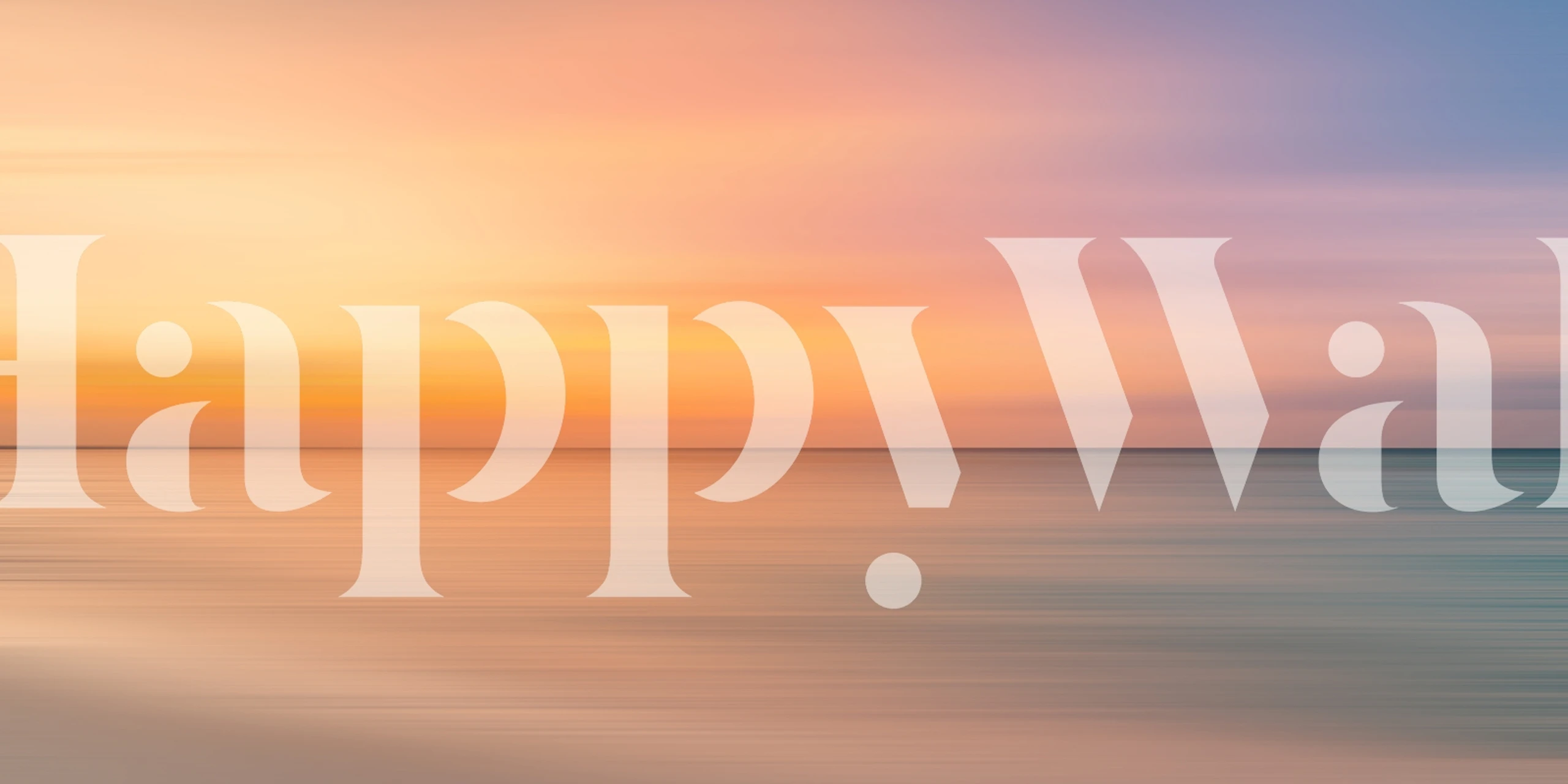 Sunset gradient hues of orange and pink wallpaper