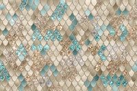 Mermaid Scales Glam 10 carta da parati