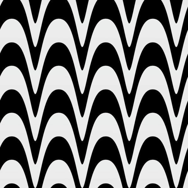 Retro Op Art Black White