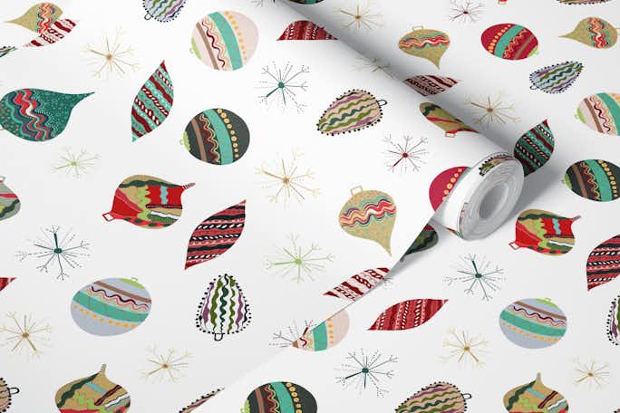 Christmas decorative lightswallpaper roll