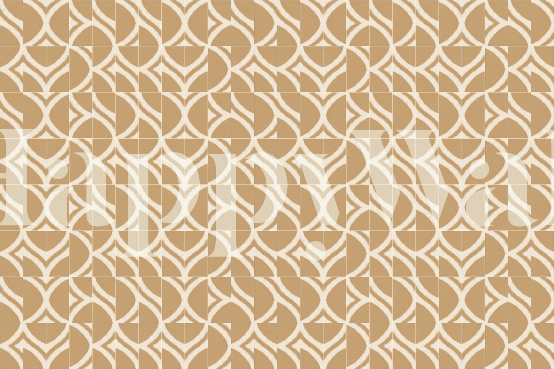 Rustic Sahara Messy Tiles tapet i et rom