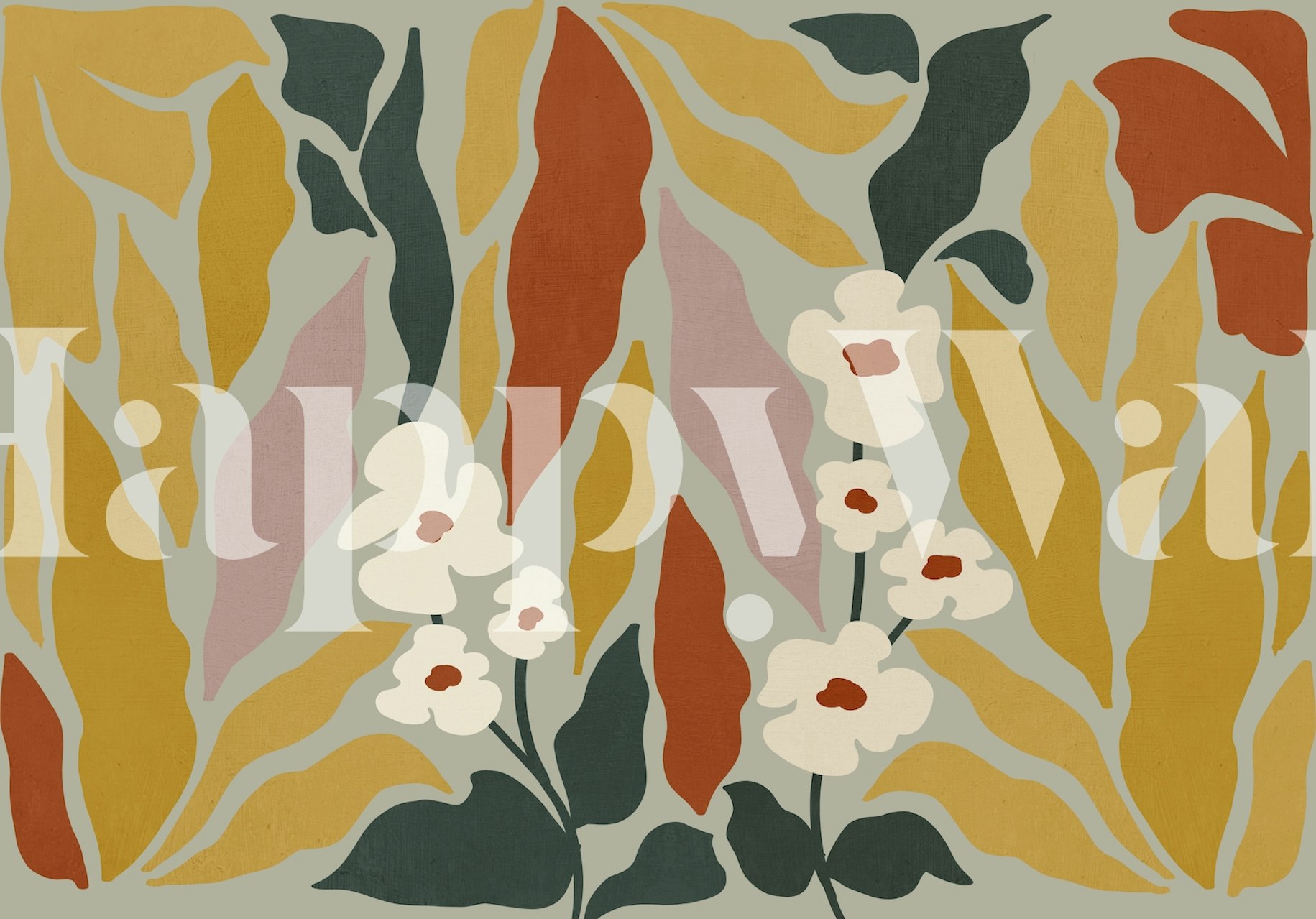 Aesthetic Nature 03 wallpaper design in a room