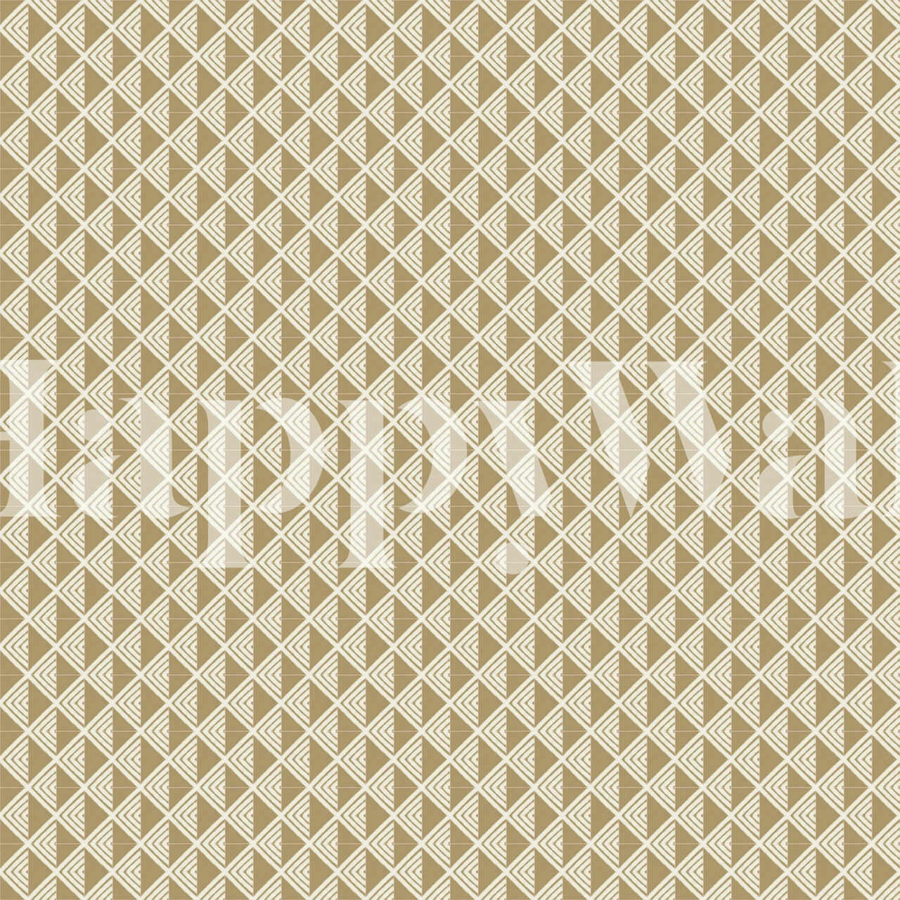 Papier peint Rustic Nettle Scallop Tiles dans la pièce